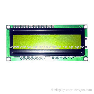 16*2 Monochrome Character Module, 64.50 x 14.00mm Viewing Area